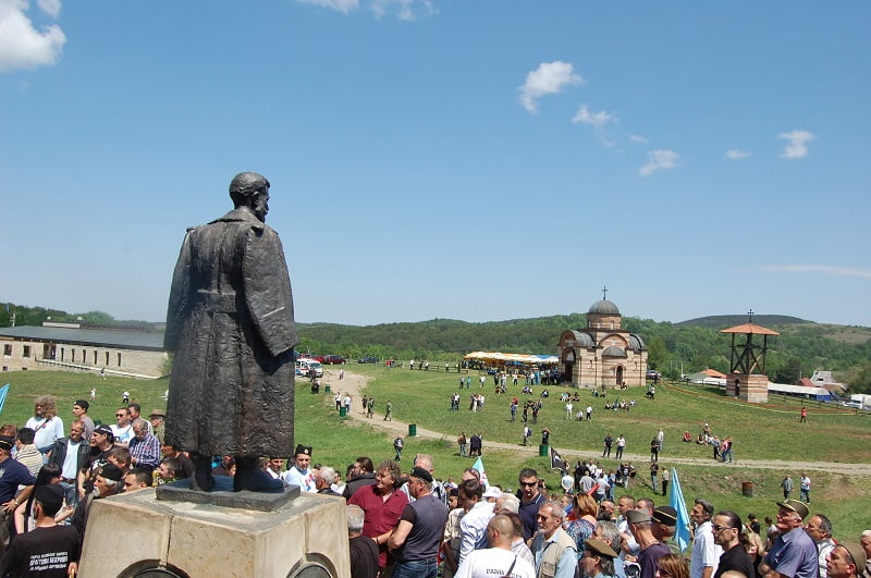 Ravna gora spomenik generalu mihajlovicu g otasevic 1