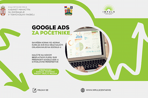 Google ads za pocetnike impuls centar kurs