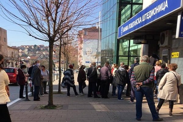 Postanska stedionica grad ulica guzva banka