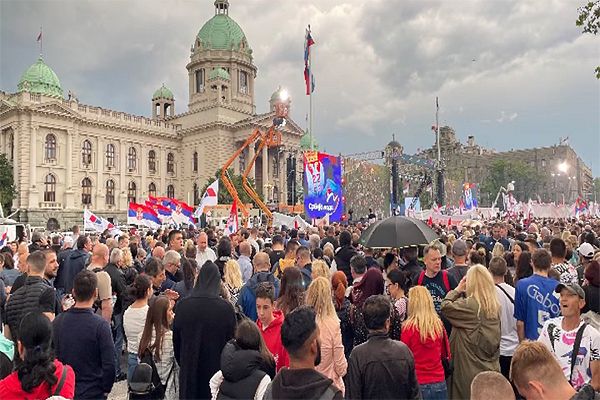 Srbija nade miting u bg foto printskrin profiil predsednik opc5a1tine gm