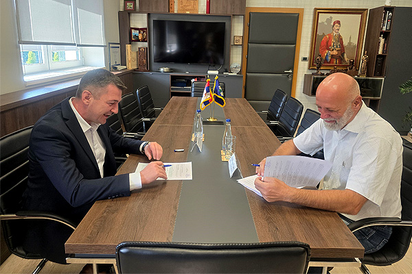 Dejan kovacevic dr milan djordjevic foto kabinet predsednika opstine