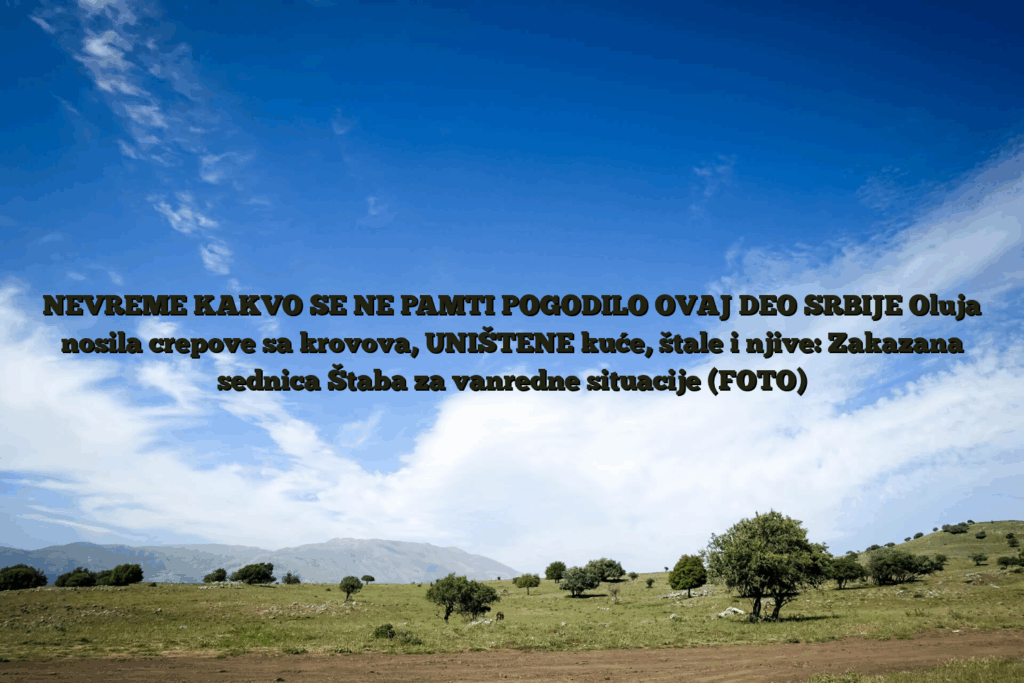 Nevreme kakvo se ne pamti pogodilo ovaj deo srbije oluja nosila crepove sa krovova, uništene kuće, štale i njive: zakazana sednica štaba za vanredne situacije (foto)