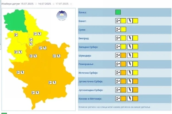 Republički Hidrometeorološki Zavod Izdao Upozorenje Na Vremenske Nepogode 2 Narandzasti meteoalarm copy page 0001