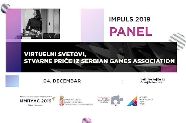 Virtuelni svetovi stvarne price iz serbian games association impuls 2019 panel 1200 x 630